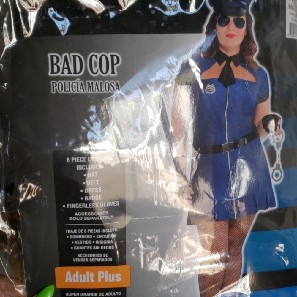 Bad cop plus size costume